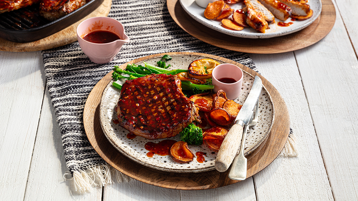 Vepřové kotlety s chilli a česnekem